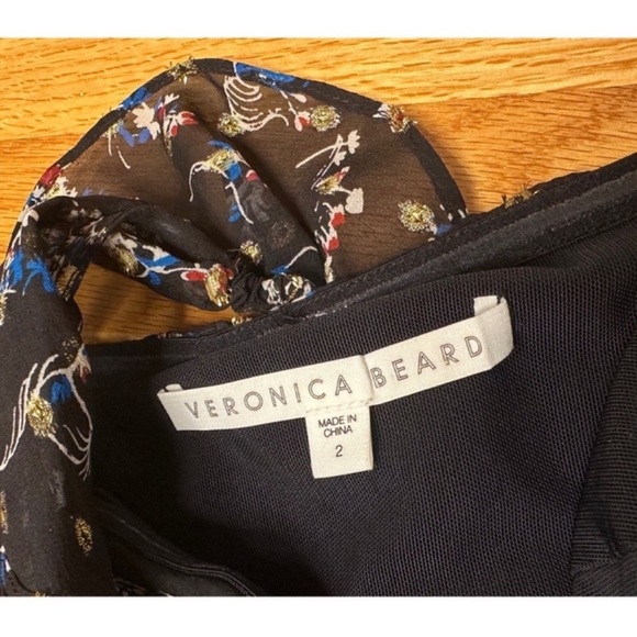 Veronica Beard Ruffian Ruched Dress - Picture 7 of 8